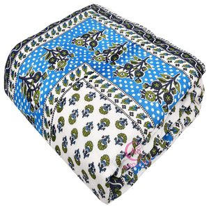 400 TC Pure Cotton Floral Pattern Handmade Bohemian Style Lightweight <b>Single</b> Bed <b>Quilt</b>/Razai/Rajai 85x55 Inches All-Season - Product Image 3