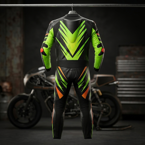 Traje de Motociclismo de Cuero de Alta Calidad, Talla Grande, Resistente al Viento y al Agua, con Protección CE, Personalizable, Proveedor OEM/ODM - Product Image 2