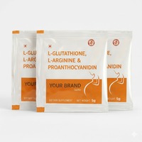 Complément Alimentaire pour Adultes L-Glutathion L-Arginine Proanthocyanidine Sachet pour la Santé des Femmes 5g Formule Antioxydante 30 Sachets