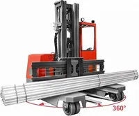 Robot Forklift AGV Omni-Directional AS/RS Listrik 3,5 Ton Baru untuk Lorong Sangat Sempit dengan Baterai Lithium untuk Logistik Presisi