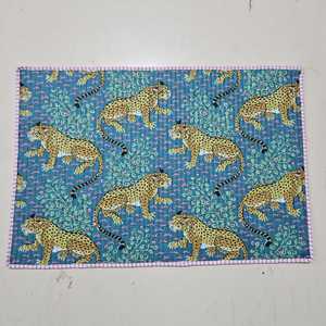 Artisan Handcrafted Quilted Cotton Table Mats Premium Printed Dining <b>Placemats</b> for Wholesale & Export Supply Handmade Table Mats - Product Image 1