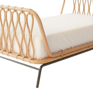 Wholesale Rattan Toddler <b>Bed</b> Kids Furniture Nursery Room Factory Price High Quality Hot Sale Cheap Children Furniture Frame - Product Image 2