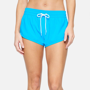 Shorts de bain pour femmes sur mesure, logo personnalisé, écologiques, séchage rapide, shorts de bain de plage par Star Crystal Enterprises - Product Image 1