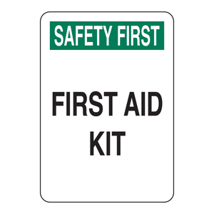 Panneau de signalisation de premiers secours Brady, vert/blanc, durable, pour la sécurité sur le lieu de travail - Product Image 1