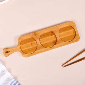 Plateau de service idéal en bois, plateau de service en bois naturel, bois poli, élégant, décoratif, prix bas pour restaurant, disponible - Product Image 5