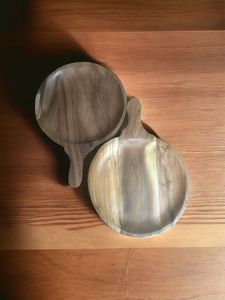 Super Large Acacia Wood Cutting Board Hand-Carved Feng Shui <b>Kitchen</b> Decor Natural Craft for Chopping Salt Juices Home Decoration - Product Image 4