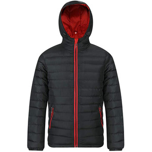 Chaqueta Acolchada Ligera para Hombre, Cuello Alto, Logotipo Personalizado con Velcro, Chaqueta de Invierno Acolchada, Ropa de Abrigo Cálida y Resistente al Viento - Product Image 1