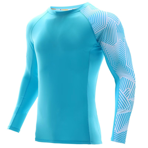 T-shirt de compression athlétique de qualité export OEM Rash Guard pour les acheteurs et importateurs internationaux de vêtements de sport - Product Image 4