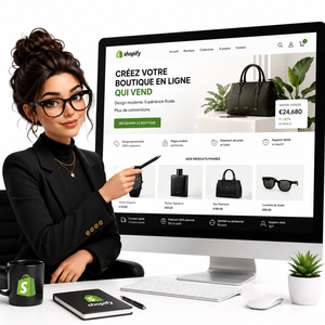 Développement de site e-commerce Shopify pour marques avec boutique claire, taux de conversion élevé et expérience d'achat IA prête à l'emploi - Product Image 1