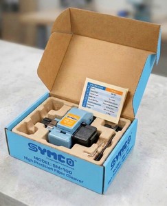 เครื่องตัดไฟเบอร์ออปติกความแม่นยำสูงแบบขั้นตอนเดียว SM-100 ตัวเครื่องโลหะ สำหรับการตัดสายเคเบิล - Product Image 5