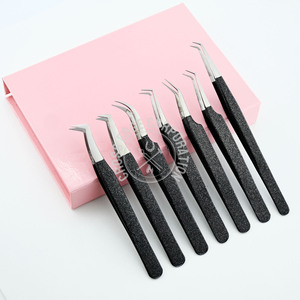 แหนบขนตาแบบแยกตรงสำหรับผู้หญิงตัวหนีบแบบเส้นใยสำหรับต่อขนตาปลอม - Product Image 5