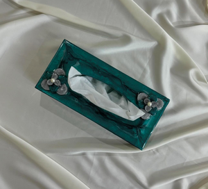 กล่องใส่กระดาษทิชชูเรซิ่นราคาส่ง สำหรับงานแต่งงาน งานเลี้ยง ของตกแต่งโต๊ะอาหาร - Product Image 1