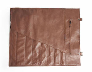 Bolsa de cuero para cuchillos de cocina con asa, estuche enrollable para guardar cuchillos de chef, hecha de cuero de grano completo LKR-0265 - Product Image 5