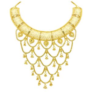 Juego de Joyería Nupcial Tradicional Turca y de Dubái, Chapado en Oro de 14K, 18K y 24K, Estilo Africano, Venta al Por Mayor - Product Image 5