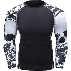 เสื้อ3D รัดรูปสำหรับผู้ชายเสื้อสำหรับเล่นกีฬาเพาะกายคอสเพลย์ตัวยาว - Product Image 2