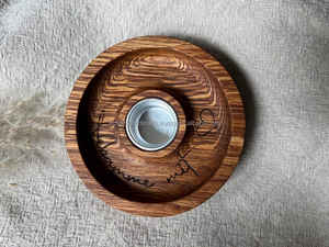 Soporte de luz T de madera tallada a mano para decoración tradicional india, regalo de Diwali y festivales - Product Image 3