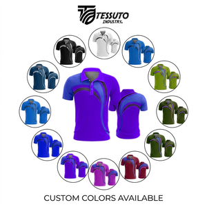Custom Team Sports Golf Polo Shirt Wholesale Sublimated <b>Neon</b> Green Short Sleeve Performance Wear Men Graphic Collared <b>Top</b> Logo - Product Image 4