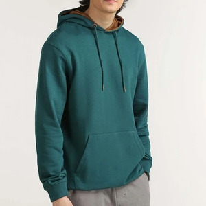 Sudadera con capucha de felpa 100% algodón de primera calidad para hombre, diseño liso, peso pesado 400GSM, con capucha extragrande. - Product Image 1