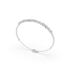 Bracelet en or 14K/10K léger, style unique, diamant de laboratoire 1,50 carat taille poire, pour un usage quotidien, élégance et glamour. - Product Image 4