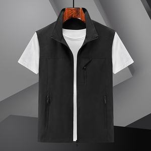 Chaleco utilitario 100% poliéster ligero sin mangas con múltiples bolsillos con cremallera para senderismo, pesca, safari y actividades al aire libre para hombre - Product Image 4