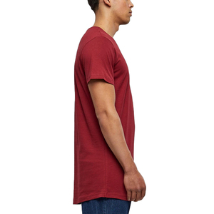 T-shirt à manches courtes pour homme, col rond, coupe classique, couleur unie, jersey décontracté en coton - Product Image 3