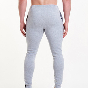 Pantalon de survêtement pour homme en coton 100% respirant et écologique, coupe droite, taille haute, couleur unie, pour usage décontracté - Product Image 2