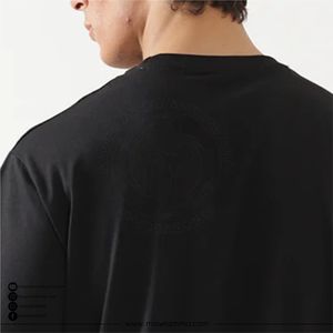 เสื้อยืดโอเวอร์ไซส์แขนสั้นแบบยูนิเซ็กซ์ สกรีนโลโก้ได้ ผ้าคอตตอนเจอร์ซีย์ 100% แห้งเร็ว เป็นมิตรกับสิ่งแวดล้อม คุณภาพสูง สไตล์สตรีทแวร์ สำหรับกิจกรรมกลางแจ้ง - Product Image 6