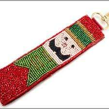 New Arrival Custom Handmade Seed Beads Embroidery <b>Bag</b> <b>Charms</b> Keychain Accessories Classic Style Eco-Friendly Lightweight - Product Image 5