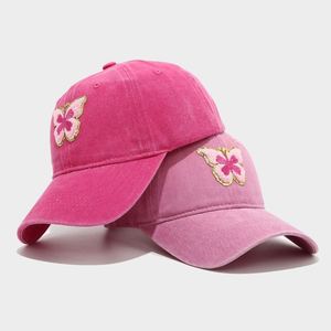 Casquette de baseball tendance pour femme avec patch papillon, style rétro mignon, idéale pour les voyages et les activités sportives en extérieur – Collection été 2025 - Product Image 3