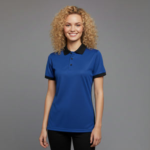Camiseta Polo para Mujer de Colores Lisos, Diseño Moderno, Fabricada en Fábrica de Moda OEM, Camisetas para Mujer de Calidad Superior - Product Image 4