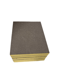 Bloc éponge abrasif rectangulaire à grain moyen 320-1200 pour la préparation des surfaces - Product Image 1