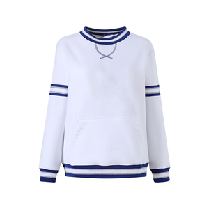 เสื้อสเวตเชิ้ตคอกลมสีขาว ZPB Sorority ปักอักษรกรีกด้วยไหมเชนีล สไตล์พรีเมียมสำหรับนักศึกษา แบบยูนิเซ็กส์ สตรีทแวร์ - Product Image 1