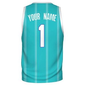 Maillot de basket-ball personnalisé imprimé par sublimation avec votre propre nom d'équipe, couleurs et tailles personnalisées, services OEM pour adultes unisexes - Product Image 6