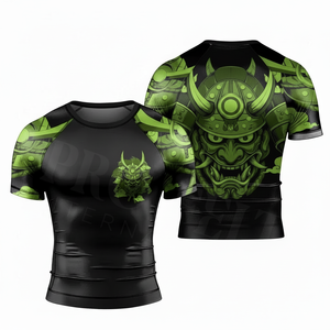 เสื้อรัดรูปออกกำลังกาย แขนสั้น ระบายอากาศ แห้งเร็ว สำหรับว่ายน้ำ ปั่นจักรยาน ชุดออกกำลังกายฤดูร้อนสำหรับผู้ชาย - Product Image 3