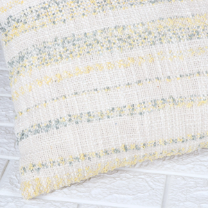 Hand Loom Woven Off <b>White</b> and Yellow Fringe Textured Boho <b>Cushion</b> Cover Handmade Decorative Pillow Case for Sofa Bedroom Living - Product Image 6