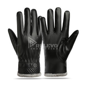 Gants de moto en cuir pleine fleur pour course, compatibles écran tactile, imperméables, de protection, en cuir véritable, à prix abordable - Product Image 3