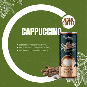 เครื่องดื่มกาแฟคาปูชิโน่มอคค่าลาเต้250มล. OEM ฉลากส่วนตัวรสชาติดีพร้อมดื่ม - Product Image 5