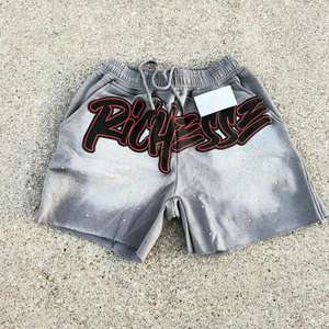 Pantalones Cortos de Playa Casuales para Hombre, sin Costuras, con Logotipo Personalizado, Cintura Elástica, Transpirables, de Secado Rápido, Impermeables, de Poliéster/Algodón - Product Image 4
