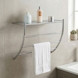 Modern Cast Iron Bathroom Shelving with Heater Home Storage Towel Racks MIT Household Furniture Wholesale on <b>Shopee</b> and EBay - Product Image 3