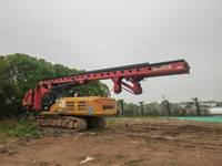 Foreuse rotative SANY SR285, couple de 285 kNm, poids de 100 tonnes, puissance de 300 kW, pour fondations de pieux de ponts et de ports