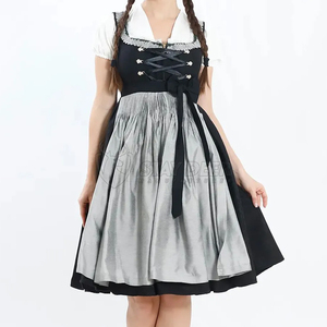 Auténtico Vestido Dirndl Bávaro para el Oktoberfest, Traje Tradicional para Mujer - Product Image 1