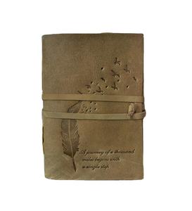 Diario Moderno Hecho a Mano, Ecológico, con Cubierta Rectangular de Cuero, Encuadernado en Tapa Dura, para Hombres y Mujeres, con Costuras Cosidas a Mano, Ideal para Regalo - Product Image 2