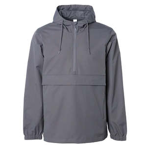 เสื้อแจ็คเก็ตกันลมลำลองคุณภาพสูงสำหรับผู้ชาย ผ้าแคนวาสบางยาว ทันสมัย ราคาขายส่ง กันน้ำ ระบายอากาศได้ดี - Product Image 5