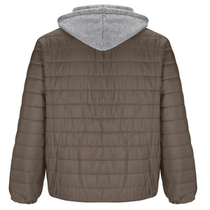 Veste d'hiver matelassée personnalisée pour homme, manteau rembourré léger et chaud, streetwear décontracté d'extérieur, fabrication OEM ODM sous marque privée - Product Image 2