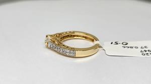 Bague de fiançailles unisexe en diamant de qualité standard 0,35 ct, bijoux fins, alliance de mariage, vente en gros abordable, cadeau de luxe - Product Image 4
