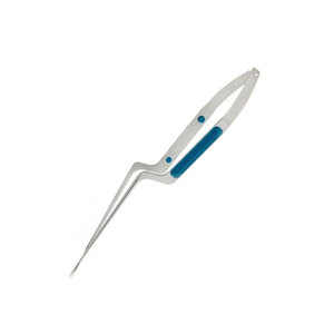 Micro-ciseaux manuels droits à baïonnette, tranchants et à pointe arrondie, 215 mm (8,12 pouces), instrument chirurgical neurologique en acier inoxydable CE - Product Image 5