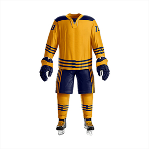 Jersey de Hockey sobre Hielo Personalizable Unisex 100% Poliéster Transpirable para Adultos, Nombre del Equipo OEM, Kits de Ropa Deportiva Sublimada - Product Image 4