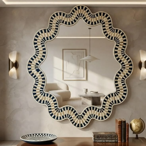 Espejo de Pared con Marco de Incrustaciones de Hueso a un Precio Razonable de B H BROTHER - Product Image 1