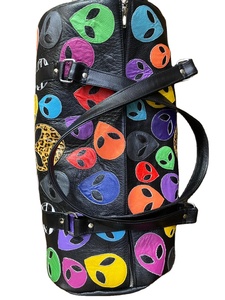 Bolsa de Viaje de Cuero Genuino Hecha a Mano, Bolsa de Viaje de Grano Completo, Personalizada, de Lujo, Informal, con Forro de Poliéster - Product Image 3