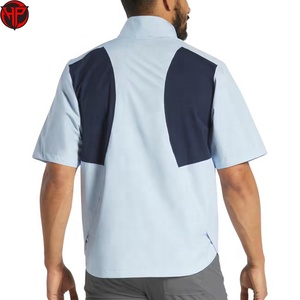Light Blue Short Sleeve <b>Cycling</b> Jacket Zip Up <b>Stand</b> Collar Bike Jersey Windproof Riding Jacket for Outdoor Sports Jacket - Product Image 6